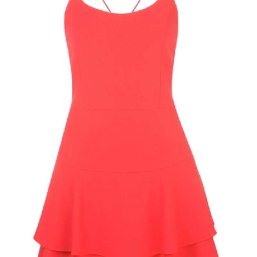 Alice + Olivia Bold Red Dress